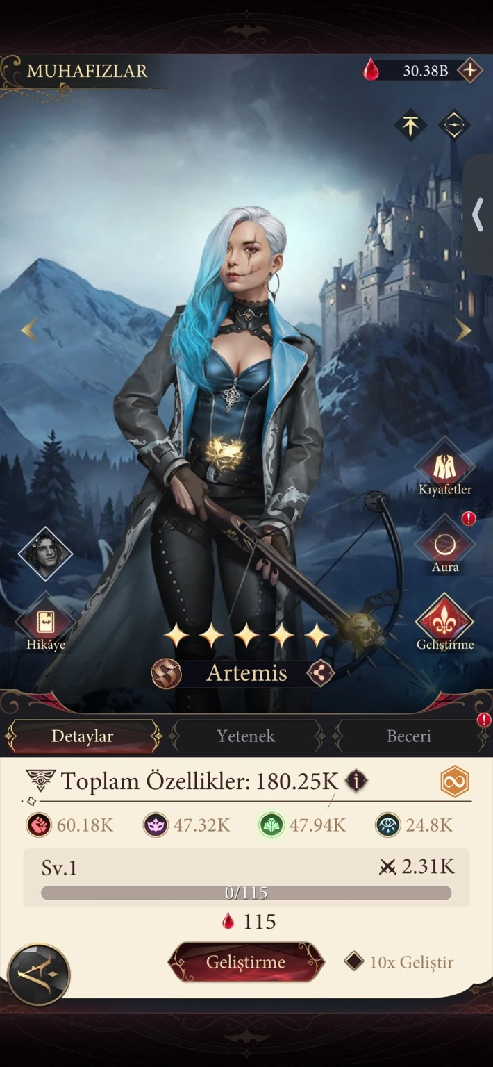 Game of Vampires Muhafız ekranı